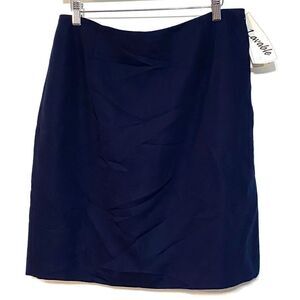 NWT Alia navy blue skirt sz 10